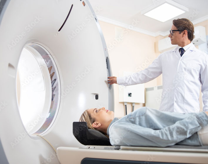 patient underoing MRI