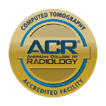 Computed tomography accredited facility logo